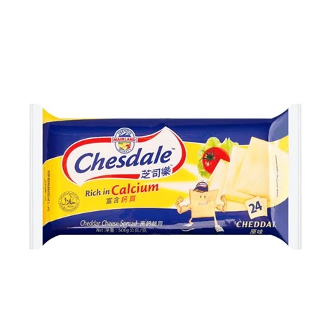 เมนแลนด์ เชสเดล  ขนาด 12x 500 กรัม /Mainland Chesdale 12 x 500 g   (ตัวอย่าง)
